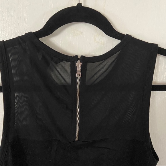 Black High neck Mesh Banana Republic Top - Picture 3 of 4